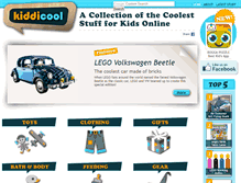 Tablet Screenshot of kiddicool.com